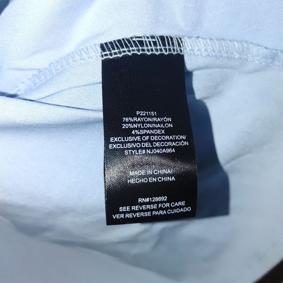 Madden NYC Light Blue Tiered Dress, Size Medium - Picture 6 of 7